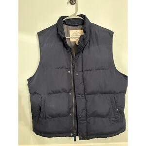 St. John’s Bay Men’s Puffer Vest – Size Large – Navy Blue